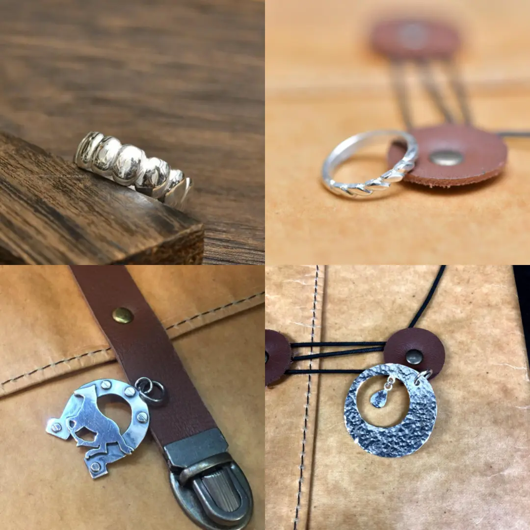 彫金基礎で制作するシルバーアクセサリー